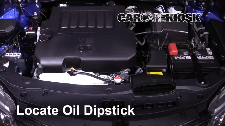 2017 Toyota Camry XLE 3.5L V6 Oil Check Oil Level